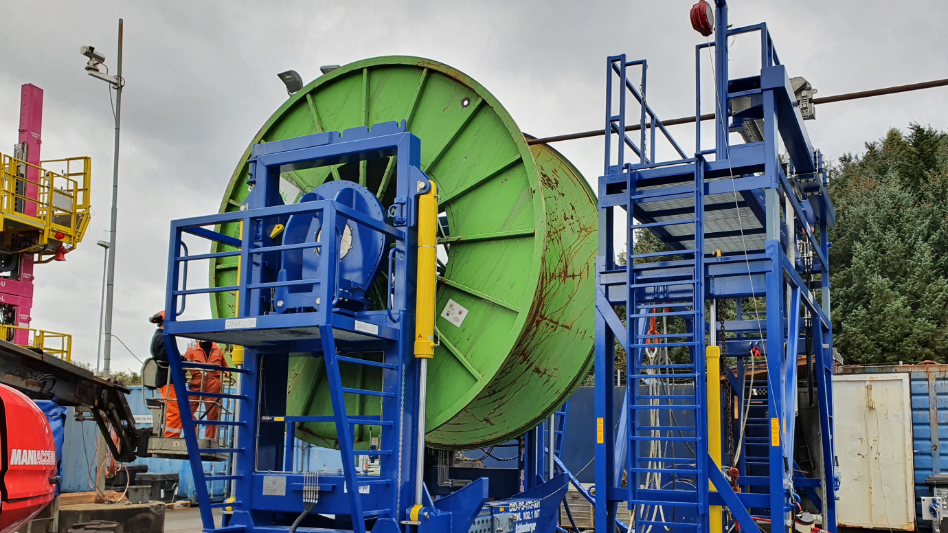 Coiled Tubing Yard Spooler